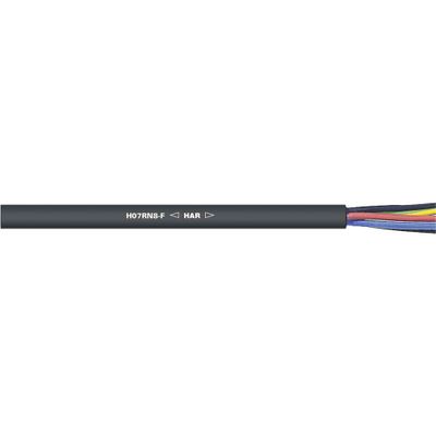 LAPP 1600612/1000 Aansluitkabel H07RN8-F 4 x 6 mm² + 4 x 6 mm² Zwart 1000 m