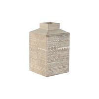 Vaas Home ESPRIT Wit Natuurlijk Mangohout Koloniaal 18 x 18 x 30,5 cm