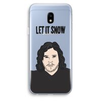 Let It Snow: Samsung Galaxy J3 (2017) Transparant Hoesje