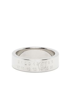 MM6 Maison Margiela bague Numeric Minimal - Argent