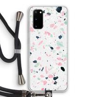 Terrazzo N°3: Samsung Galaxy S20 Transparant Hoesje met koord