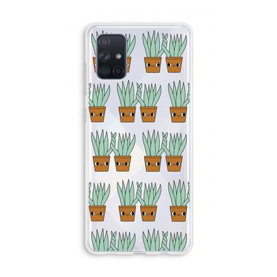Sansevieria: Galaxy A71 Transparant Hoesje