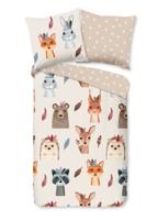Good Morning Kinderdekbedovertrek "dieren" - Multi - (135x200 cm) - Katoen