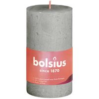 Bolsius - Rustiek Shine stompkaars 100/50 Foggy Green