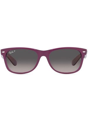 Ray-Ban lunettes de soleil RB2132 New Wayfarer à monture carrée - Violet