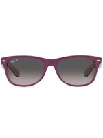 Ray-Ban lunettes de soleil RB2132 New Wayfarer à monture carrée - Violet