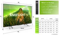 Philips 8100 series 55PUS8108/12 - 139 cm - 55\" 139,7 cm (55") 4K Ultra HD Smart TV Wifi Zwart - thumbnail