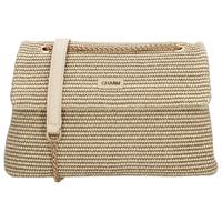 Charm London Rieten Crossbody Schoudertas Paris Zand
