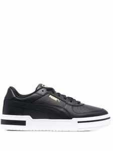 PUMA baskets en cuir à logo imprimé - Noir