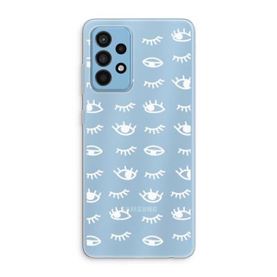 Eye pattern #3: Samsung Galaxy A52 Transparant Hoesje