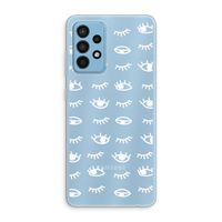 Eye pattern #3: Samsung Galaxy A52 Transparant Hoesje