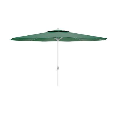 Marbueno Stalen Parasol 8 Ribben D300 cm Polyester Groen Tuin, Zwembad en Terras 10190