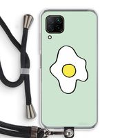 Spiegelei: Huawei P40 Lite Transparant Hoesje met koord