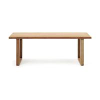 Kave Home Canadell tuintafel 220x100 cm teakhout