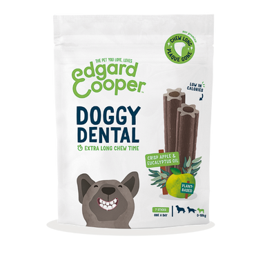 Edgard & Cooper Doggy Dental Appel & Eucalyptus Small 7 sticks