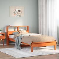 bed met boekenkast zonder matras grenenhout wasbruin 90x200 cm bed met boekenkast zonder matras grenenhout wasbruin 90x200 cm