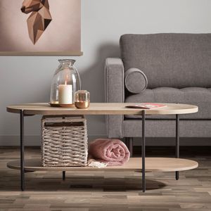Kave Home Salontafel 'Palmia' Mangohout, 55 x 110cm
