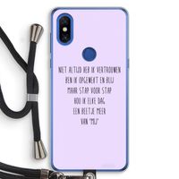 Zelfvertrouwen: Xiaomi Mi Mix 3 Transparant Hoesje met koord