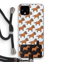 Pony: Pixel 4 Transparant Hoesje met koord