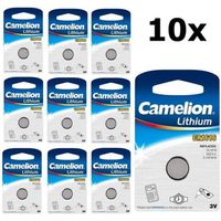 10 Stuks Camelion CR1616 3v lithium knoopcelbatterij - thumbnail