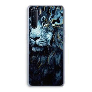 Darkness Lion: Oppo A91 Transparant Hoesje