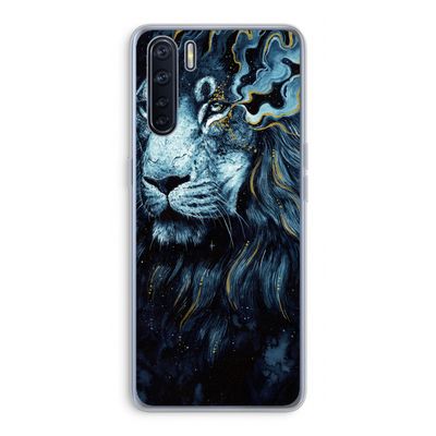 Darkness Lion: Oppo A91 Transparant Hoesje