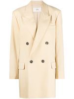 AMI Paris blazer à boutonnière croisée - Jaune