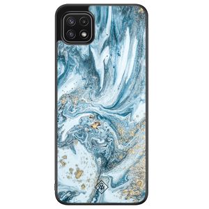 Samsung Galaxy A22 5G hoesje - Marble sea