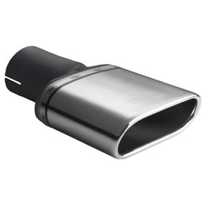 Ulter Sport Uitlaatsierstuk - Ovaal 167x60mm - Lengte 200mm - Montage ->50mm - RVS USN150D