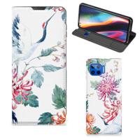 Motorola Moto G 5G Plus | Hoesje maken | Bird Flowers