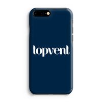 Topvent Navy: Volledig Geprint iPhone 7 Plus Hoesje