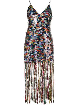 Marco De Vincenzo robe brodée de sequins - Multicolore Marco De Vincenzo robe brodée de sequins - Multicolore