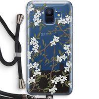 Blossoming spring: Samsung Galaxy A6 (2018) Transparant Hoesje met koord Blossoming spring: Samsung Galaxy A6 (2018) Transparant Hoesje met koord