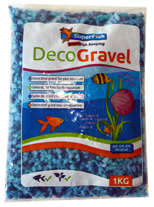 Superfish Deco Grind Mix Blauw 1kg - Neon Aquariumgrind Veilig voor Alle Aquaria