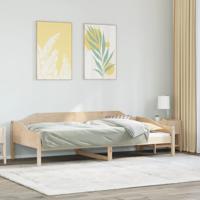 Bedframe zonder matras massief grenenhout 90x200 cm