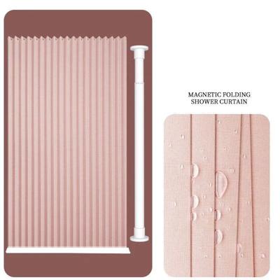 Magneto Vouwbare Douchegordijn Magneto Vouwbare Douchegordijn