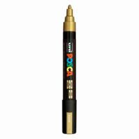 Uni Posca verfmarker pc5m goud - conische punt 2,5 mm