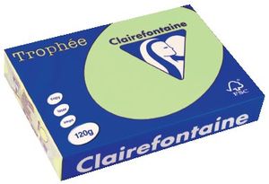 Clairefontaine Trophée Pastel, gekleurd papier, A4, 120 g, 250 vel, groen