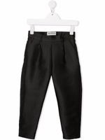 Simonetta pantalon fuselé en satin - Noir