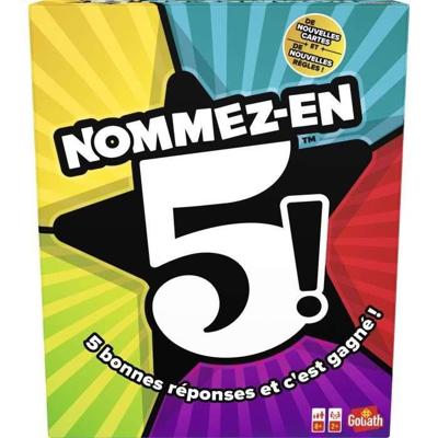Naam 5 - gezelschapsspel - GOLIATH