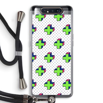 8-bit N°10: Samsung Galaxy A80 Transparant Hoesje met koord