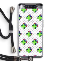8-bit N°10: Samsung Galaxy A80 Transparant Hoesje met koord