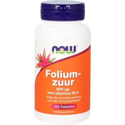 Foliumzuur 800mcg 250 Tabletten Foliumzuur 800mcg 250 Tabletten