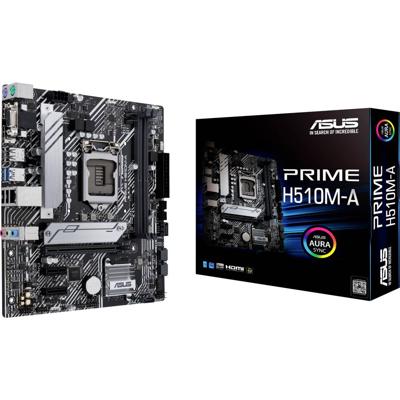 Asus PRIME H510M-A Moederbord Socket Intel LGA 1200 Vormfactor Micro-ATX Moederbord chipset Intel® H510