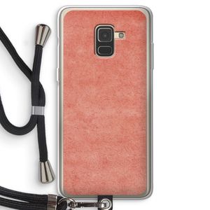 Marrakech Walls: Samsung Galaxy A8 (2018) Transparant Hoesje met koord