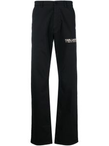 Karl Lagerfeld pantalon chino Rue St-Guillaume - Noir