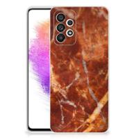 Samsung Galaxy A73 5G | TPU | Siliconen hoesje | Marmer Bruin