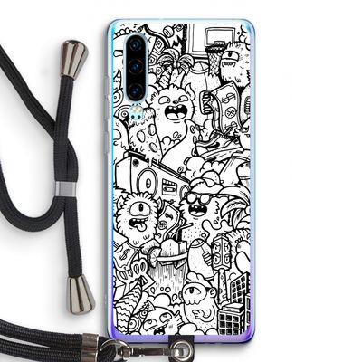 Vexx City #2: Huawei P30 Transparant Hoesje met koord