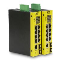 KTI Networks KGS-1060 Industriële  10 poorts L2  managed Gigabit switch met 2 SFP poorten