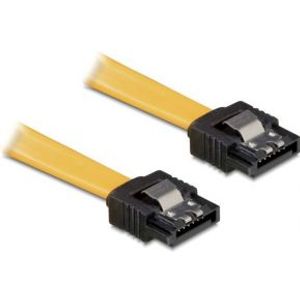 DeLOCK 0.2m SATA Cable SATA-kabel 0,2 m Geel